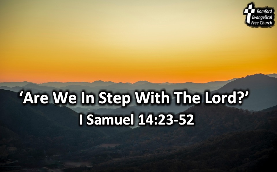 Are We In Step With The Lord