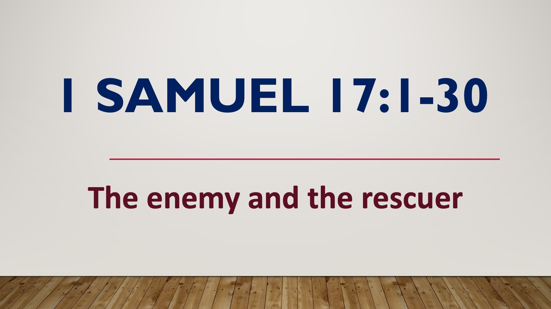 The Enemy and the Rescuer
